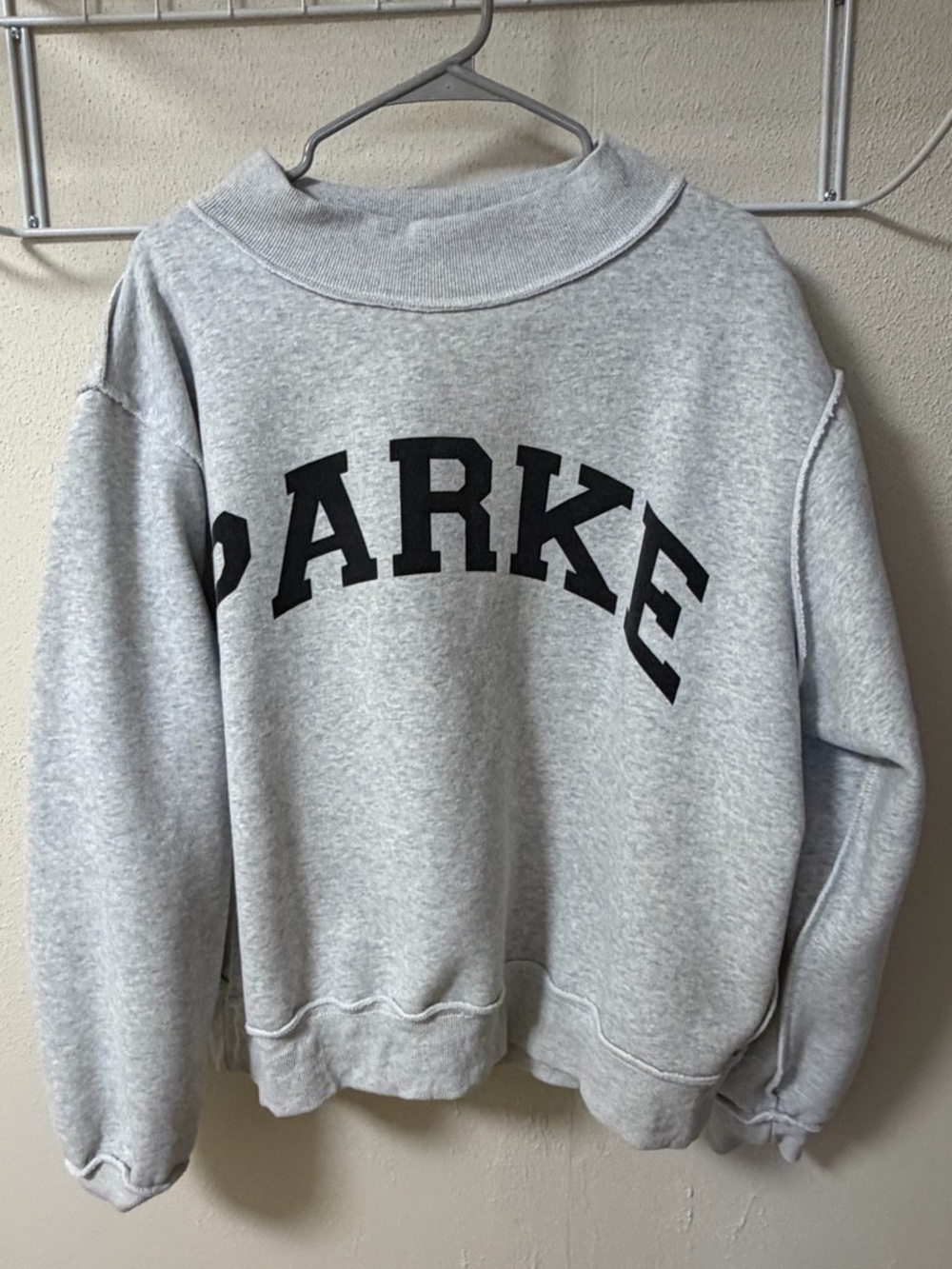 SET Active X Parke Graphic Crewneck Reversible Sweatshirt - Light Gray